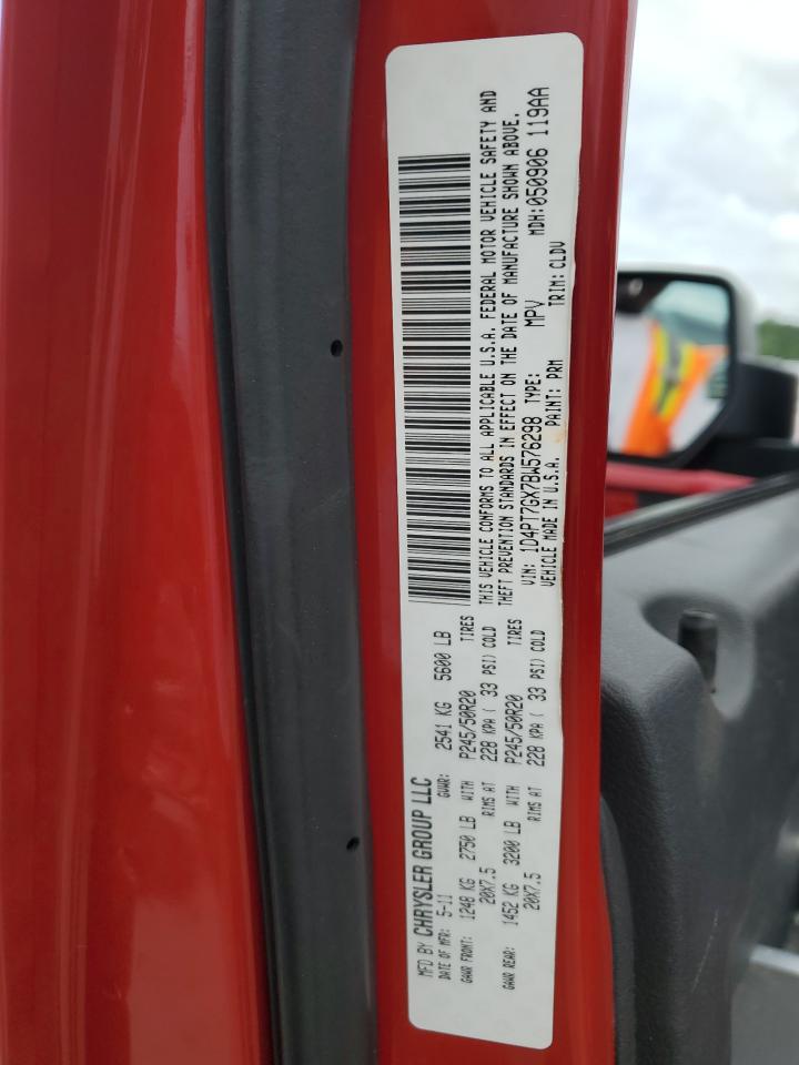 2011 Dodge Nitro Shock VIN: 1D4PT7GX7BW576298 Lot: 62912865