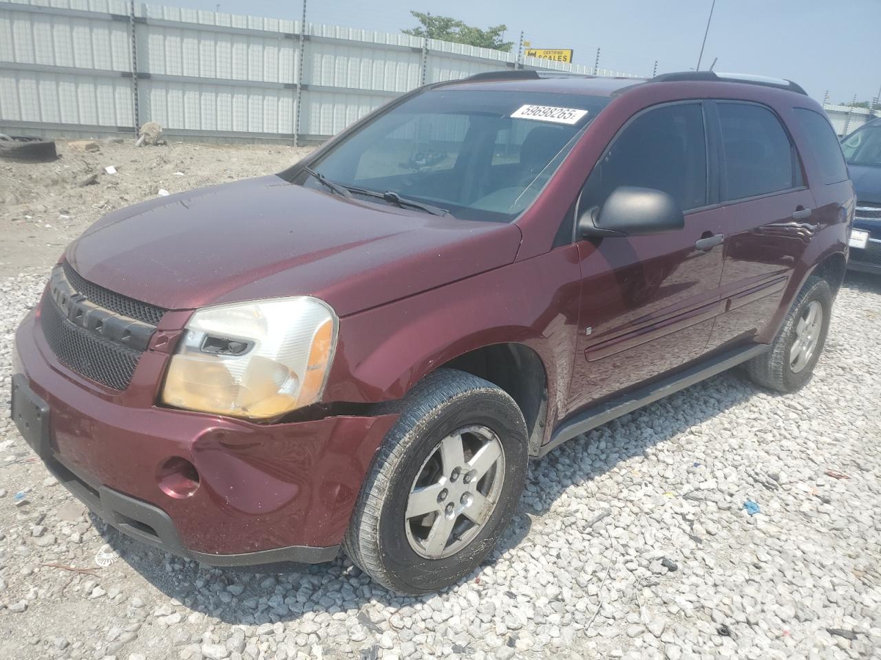2008 Chevrolet Equinox Ls de vânzare în Cahokia Heights, IL - Front End