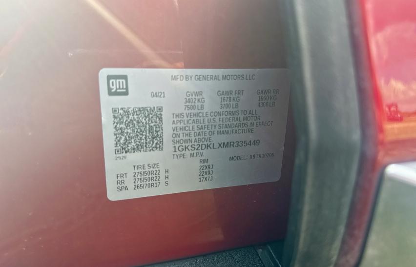 2021 GMC YUKON DENALI  