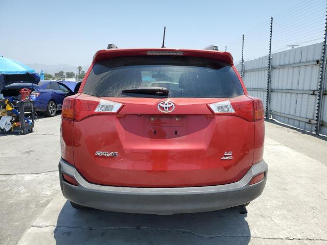  TOYOTA RAV4 2015 Красный