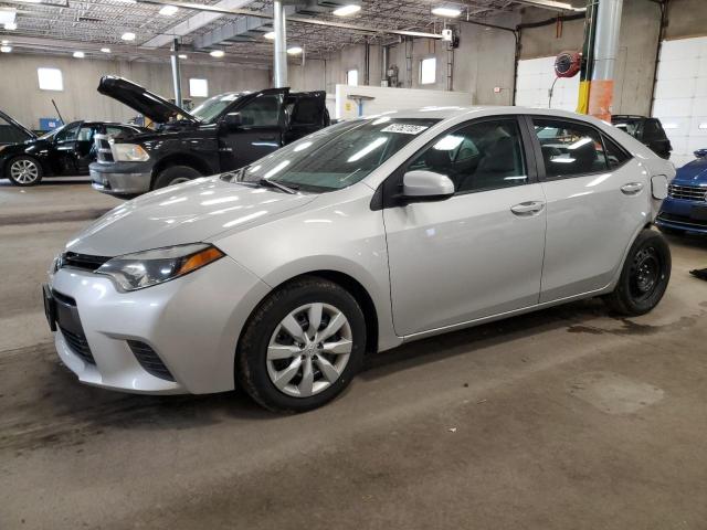  TOYOTA COROLLA 2016 Серебристый