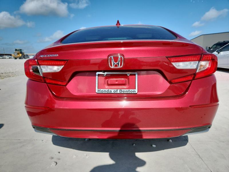  HONDA ACCORD 2020 Czerwony