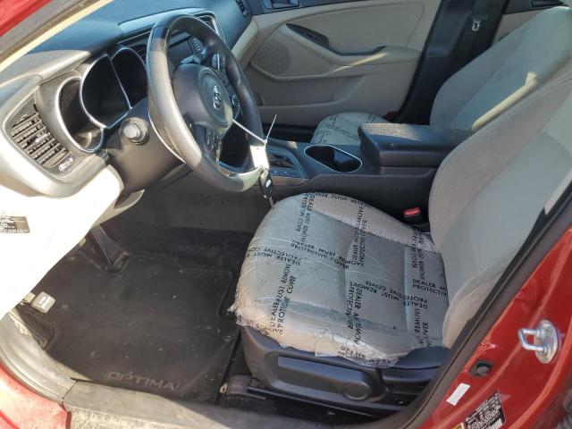  KIA OPTIMA 2015 Red