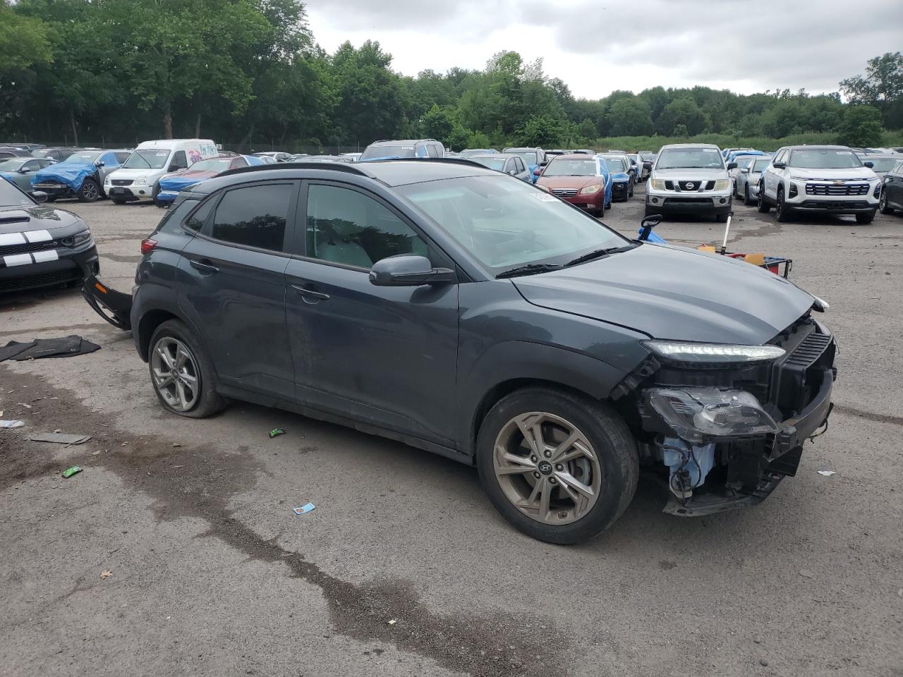 2022 Hyundai Kona Sel VIN: KM8K6CABXNU782568 Lot: 61814915