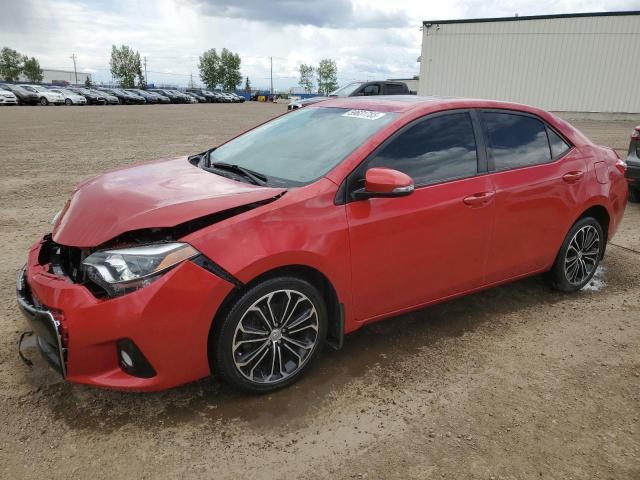 Sedans TOYOTA COROLLA 2014 Red