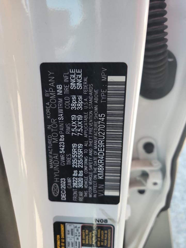 2024 Hyundai Ioniq 5 Limited VIN: KM8KR4DE9RU270745 Lot: 63106595