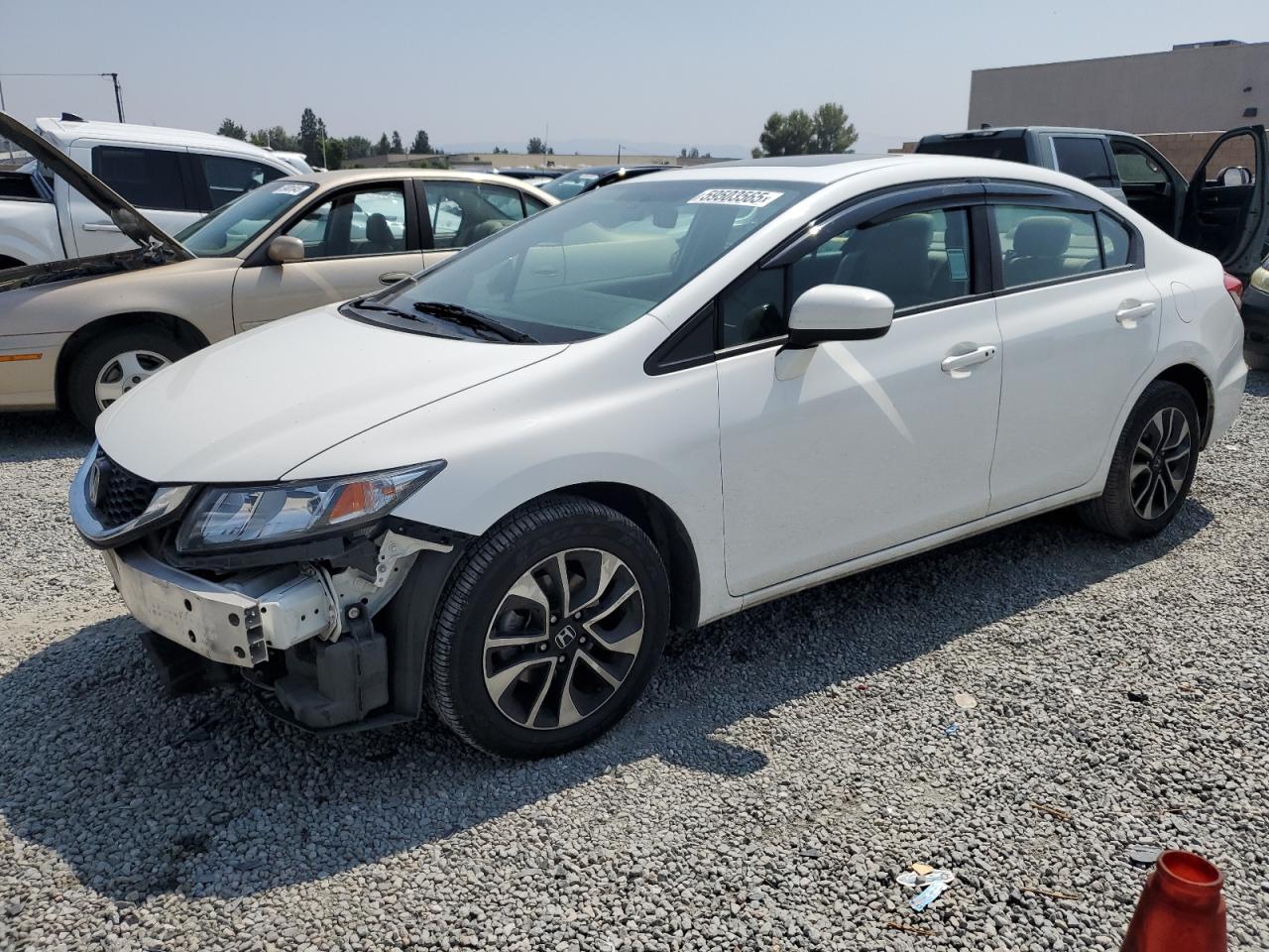 2015 Honda Civic Ex იყიდება Mentone-ში, CA - Front End