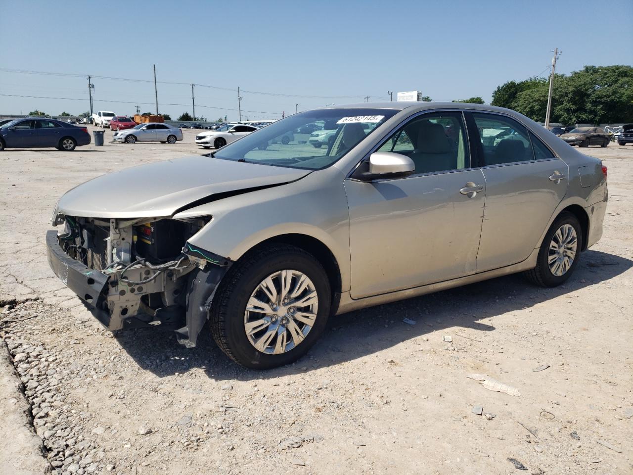 2014 Toyota Camry L en Venta en Oklahoma City, OK - Front End