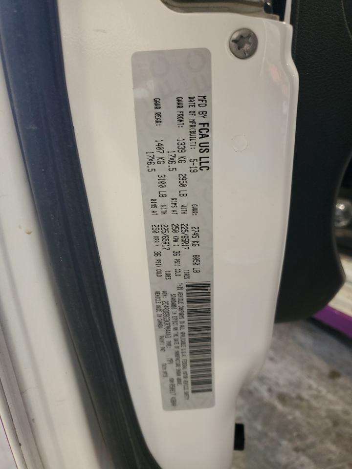 2019 Dodge Grand Caravan Se VIN: 2C4RDGBG3KR704443 Lot: 59335415