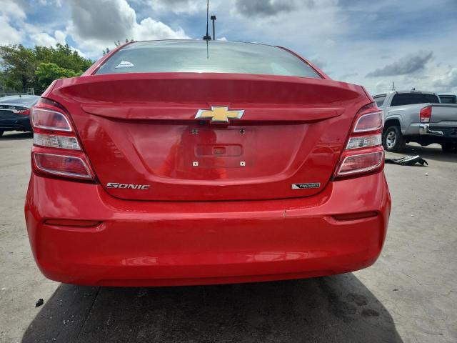  CHEVROLET SONIC 2019 Czerwony