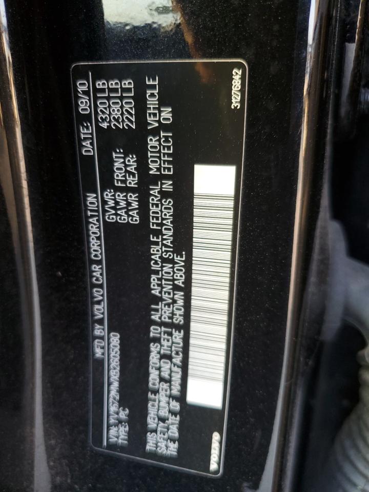 2011 Volvo V50 T5 VIN: YV1672MWXB2605080 Lot: 61869645