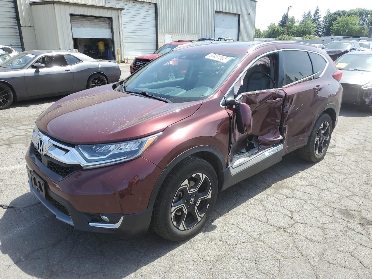 2018 Honda Cr-V Touring продається в Woodburn, OR - Side