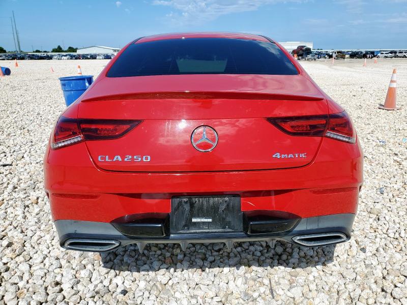  MERCEDES-BENZ CLA-CLASS 2020 Czerwony