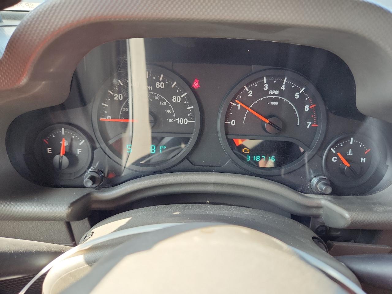 2009 Jeep Wrangler X VIN: 1J4FA241X9L750596 Lot: 61362375