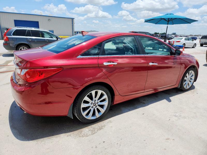  HYUNDAI SONATA 2012 Czerwony