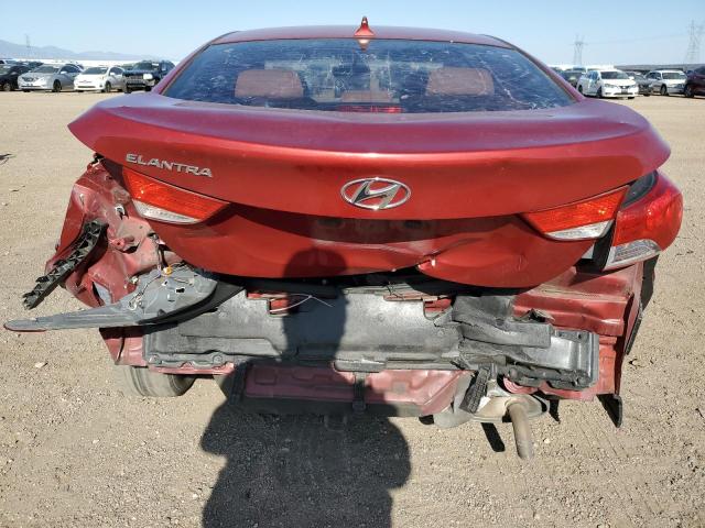  HYUNDAI ELANTRA 2012 Czerwony