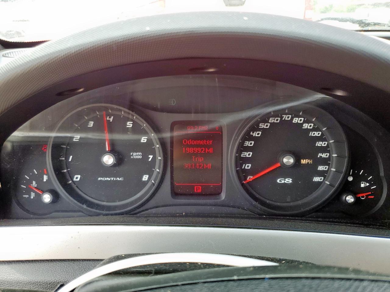 2009 Pontiac G8 VIN: 6G2ER57719L207642 Lot: 60157915
