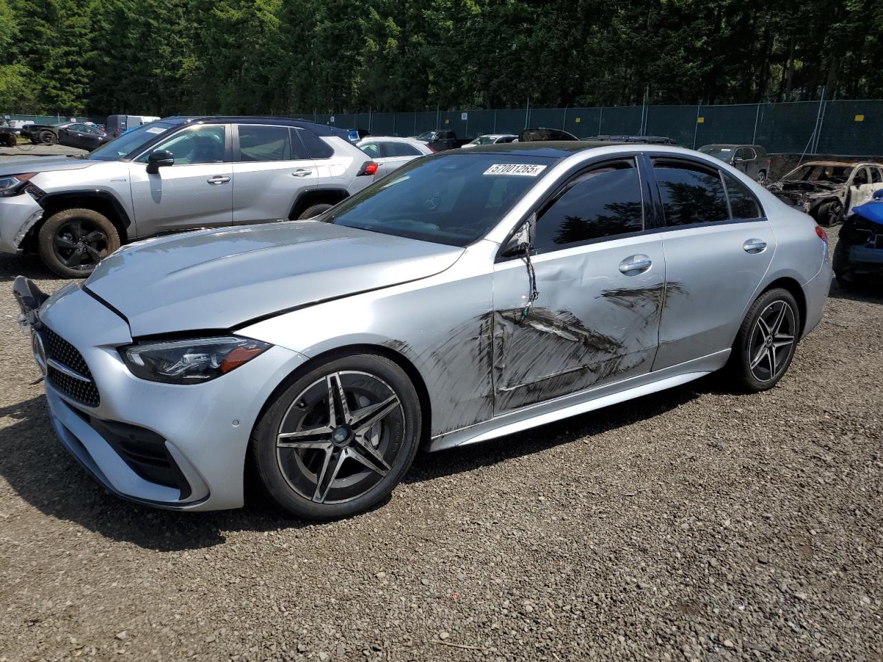 2022 Mercedes-Benz C 300 4Matic de vânzare în Graham, WA - Front End