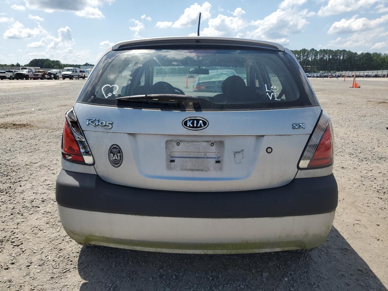 2006 Kia Rio 5 VIN: KNADE163X66099682 Lot: 61371345