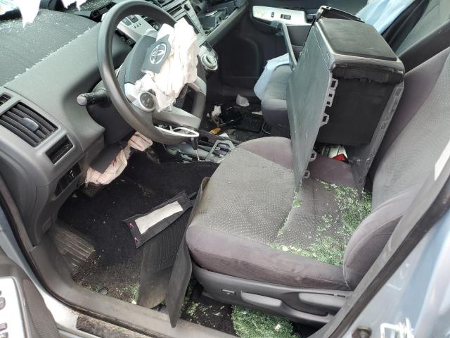  TOYOTA PRIUS 2012 Серебристый