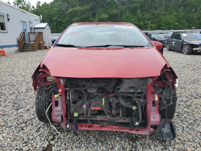 Hatchbacks TOYOTA PRIUS 2014 Czerwony