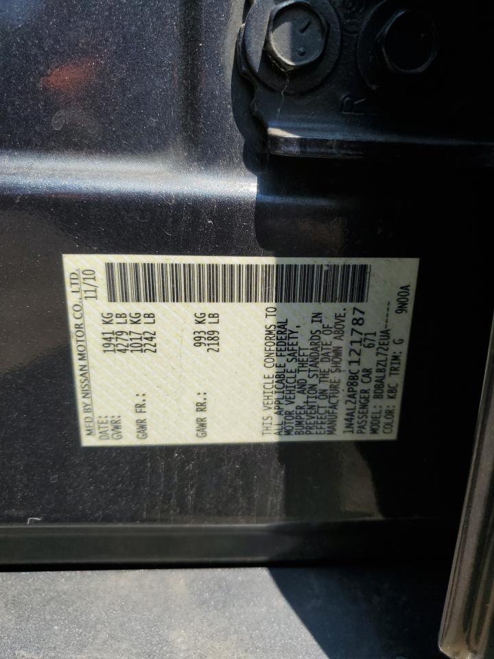 NISSAN ALTIMA 2011 VIN 1N4AL2AP8BC121787 photo 13