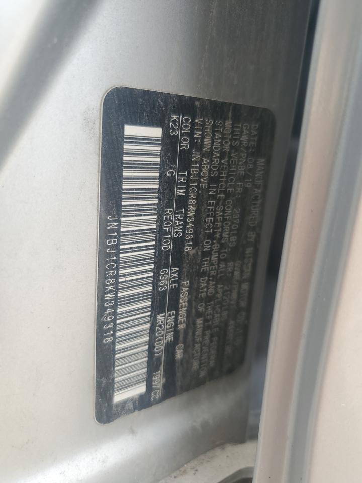 2019 Nissan Rogue Sport S VIN: JN1BJ1CR8KW349318 Lot: 62751115