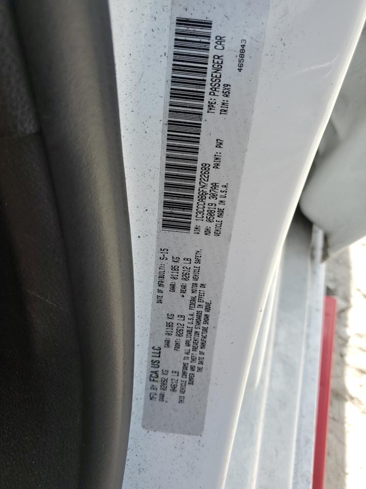 2015 Chrysler 200 Limited VIN: 1C3CCCAB6FN722689 Lot: 61449985