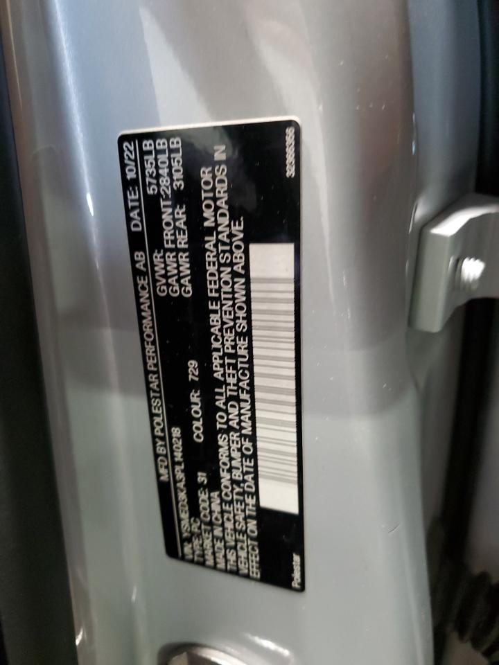 2023 Polestar 2 VIN: YSMED3KA3PL140218 Lot: 59270695