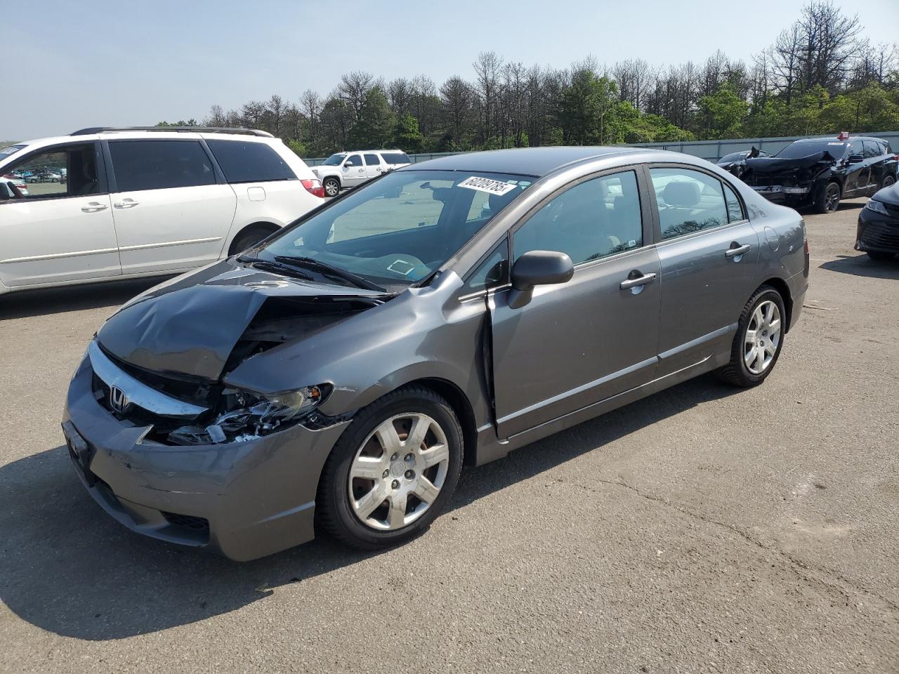 2010 Honda Civic Lx للبيع في Brookhaven، NY - Front End