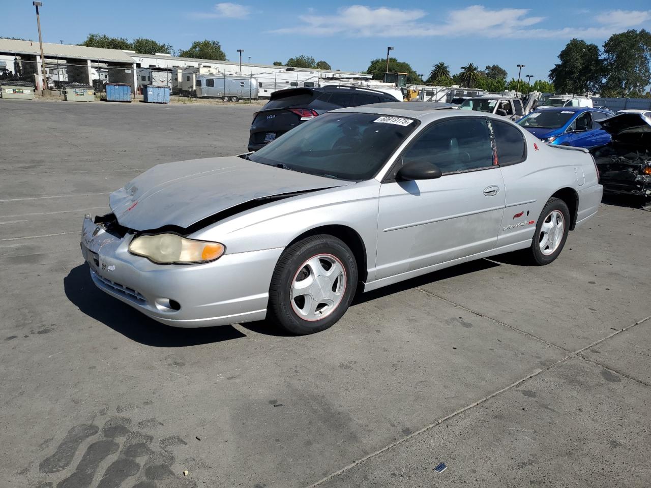 2002 Chevrolet Monte Carlo Ss na sprzedaż w Sacramento, CA - Front End