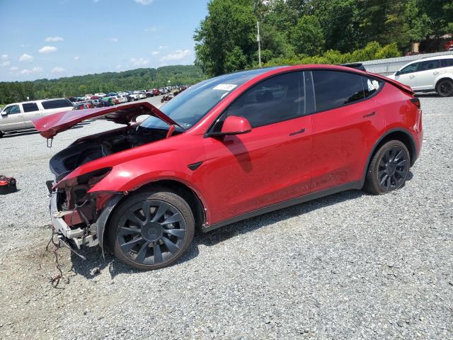  TESLA MODEL Y 2020 Czerwony