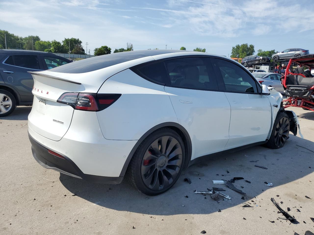2020 Tesla Model Y VIN: 5YJYGDEF6LF025560 Lot: 62418745