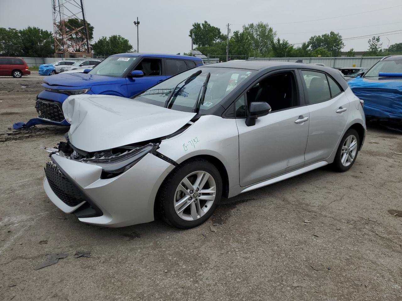 2021 Toyota Corolla Se en Venta en Dyer, IN - Front End