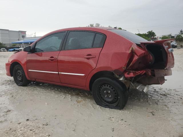Sedans NISSAN SENTRA 2012 Red