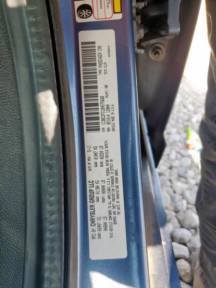 2011 Chrysler 200 Limited VIN: 1C3BC2FG1BN575668 Lot: 91280335