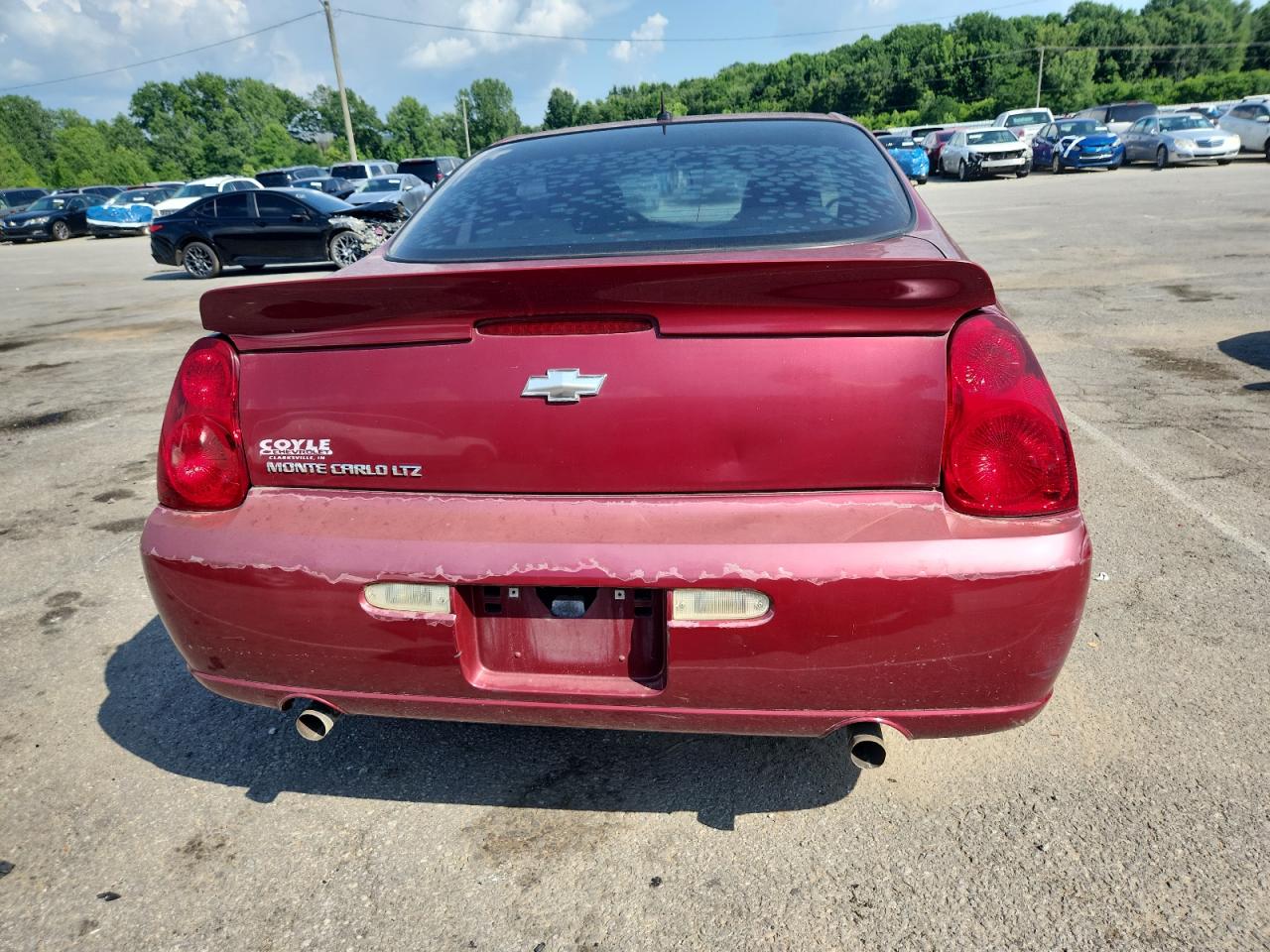 2006 Chevrolet Monte Carlo Ltz VIN: 2G1WN161769302703 Lot: 62342785