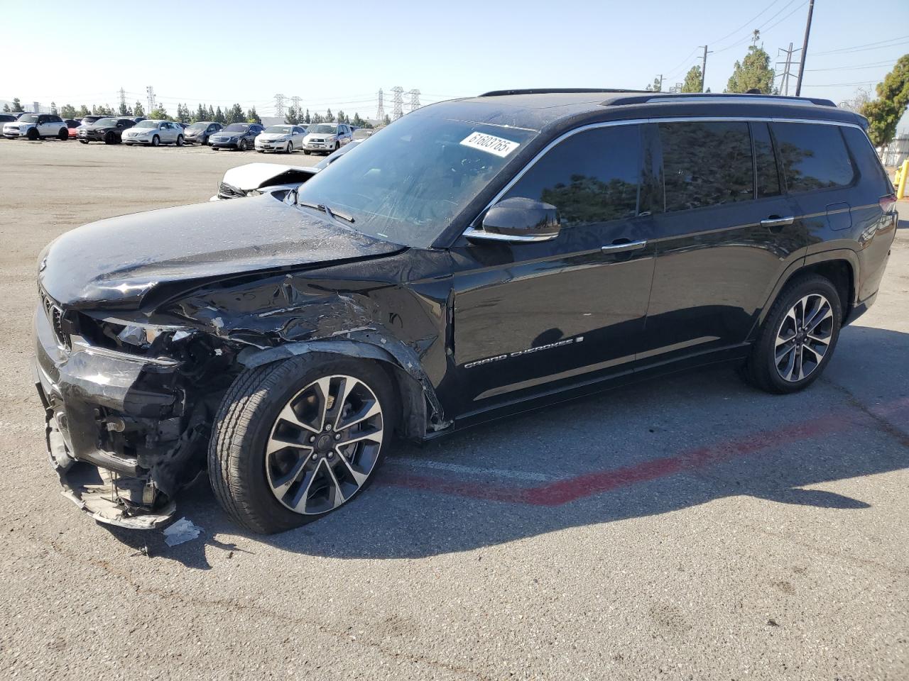 2021 Jeep Grand Cherokee L Overland black null gas 1C4RJKDT1M8131630 photo #1