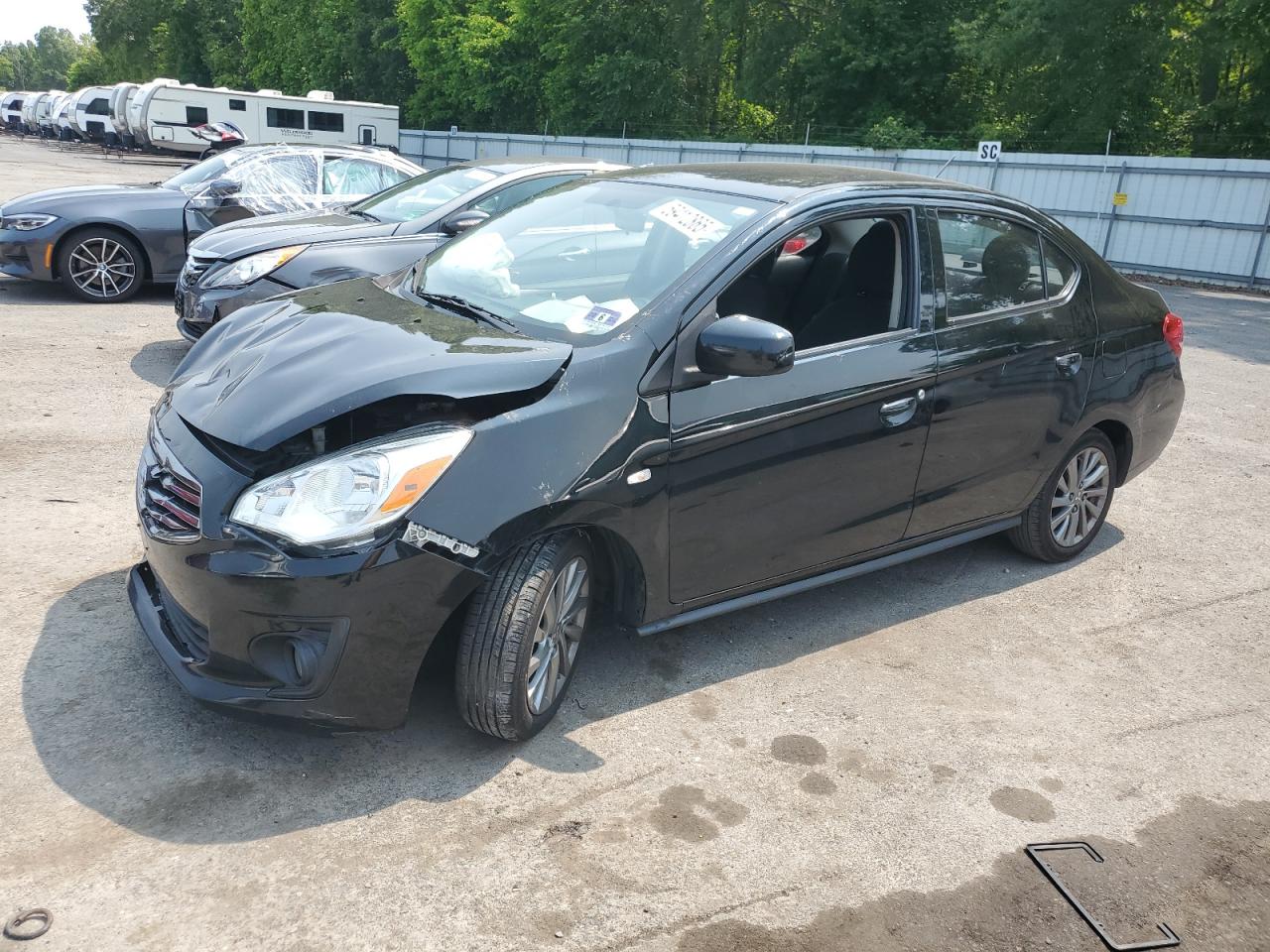 2019 Mitsubishi Mirage G4 Es იყიდება Glassboro-ში, NJ - Front End