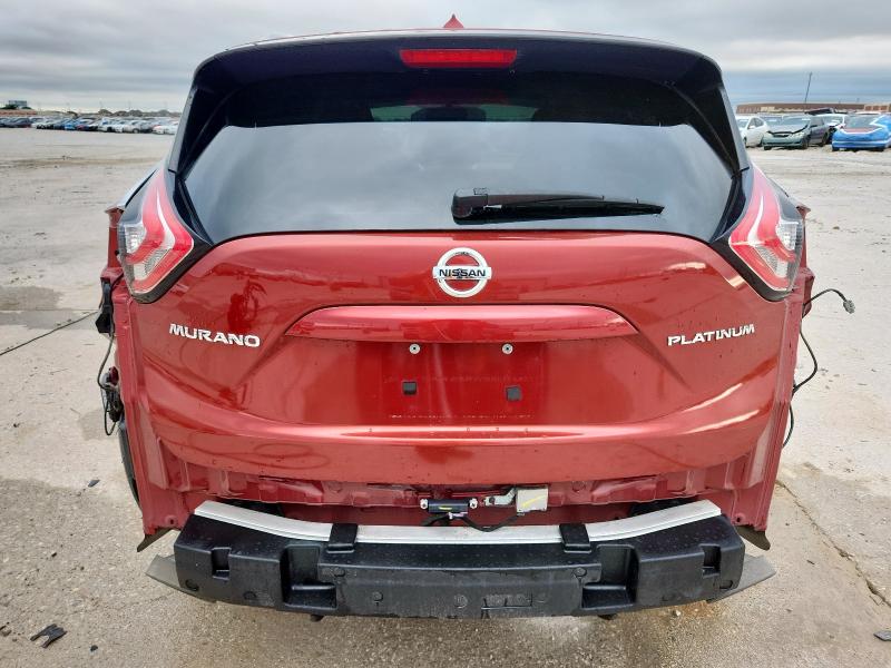  NISSAN MURANO 2015 Red