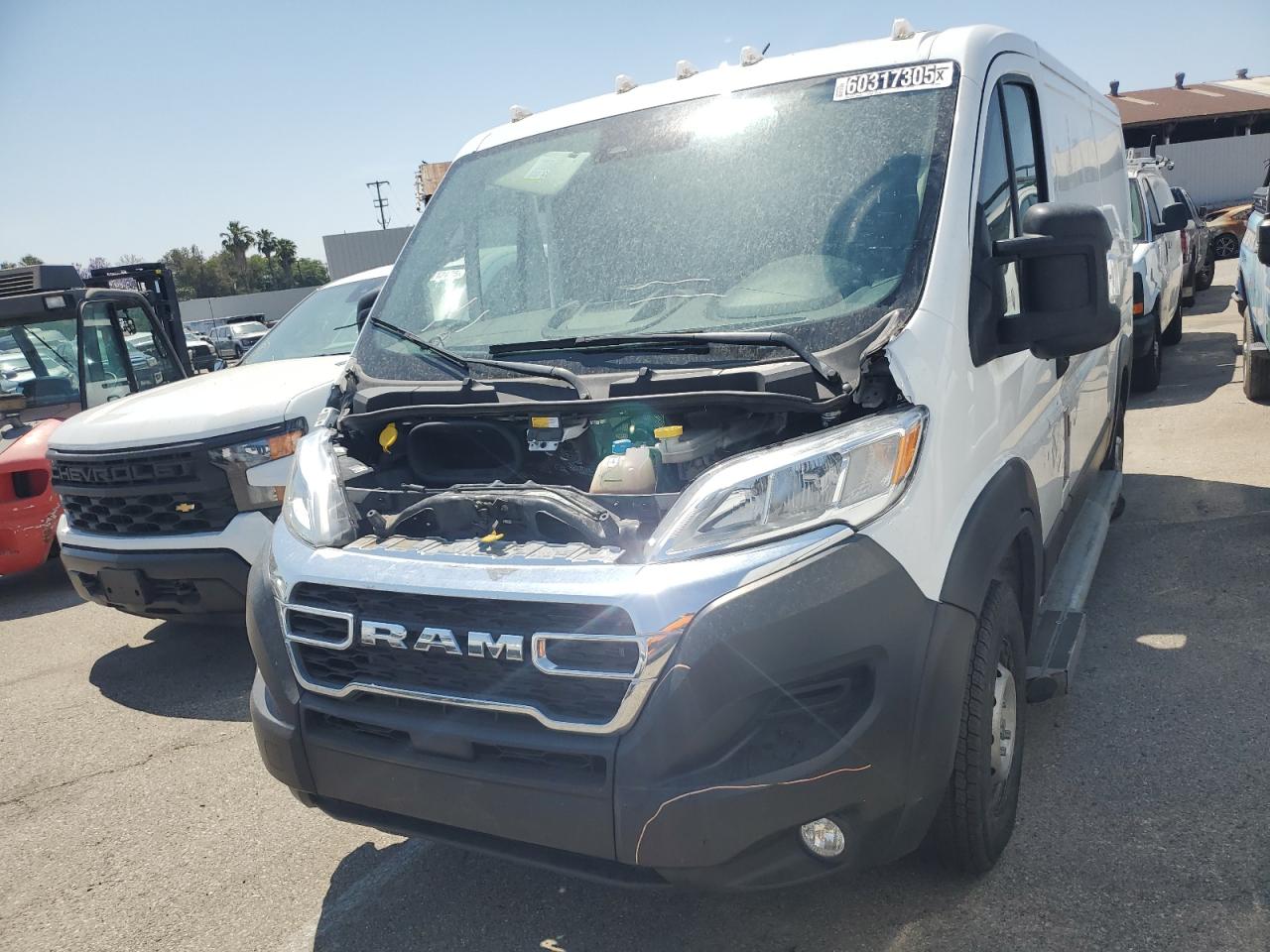 2023 Ram Promaster 2500 2500 Standard на продаже в Van Nuys, CA - Vandalism