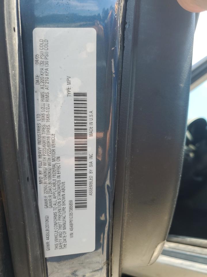 2005 Subaru Legacy Outback 2.5I VIN: 4S4BP61C057385859 Lot: 62154155