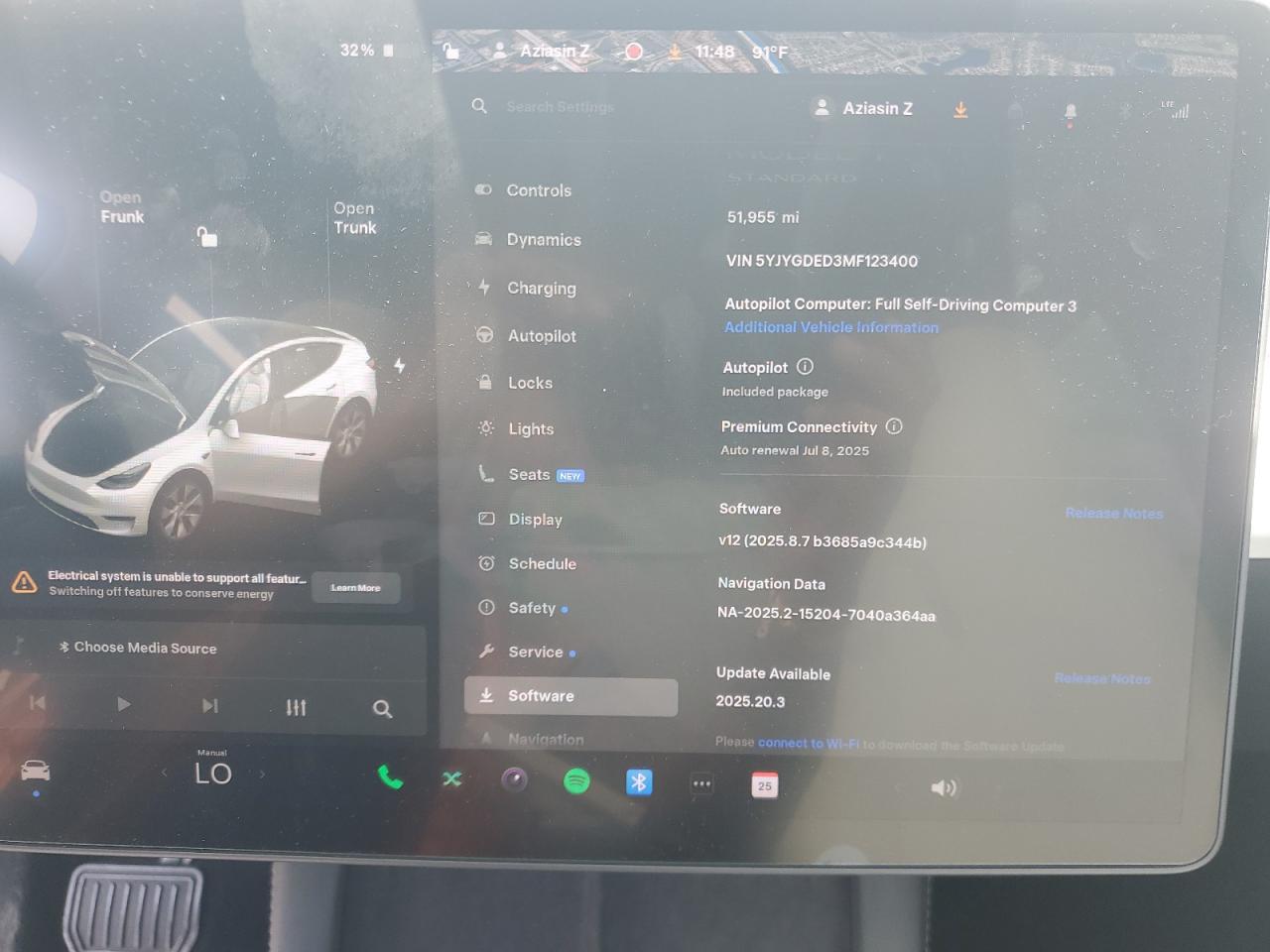 2021 Tesla Model Y VIN: 5YJYGDED3MF123400 Lot: 61271335