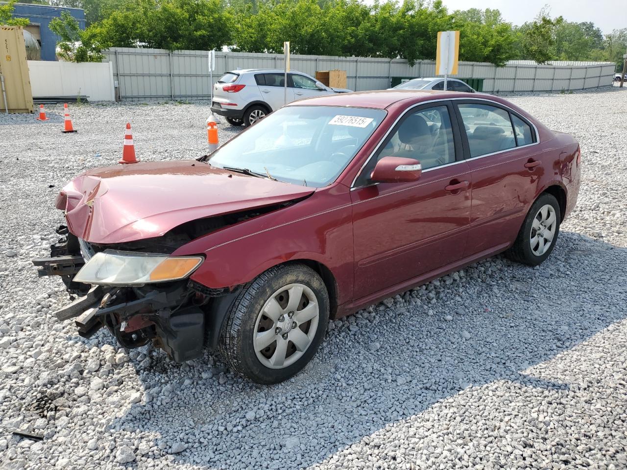 2009 Kia Optima Lx for Sale in Barberton, OH - Front End