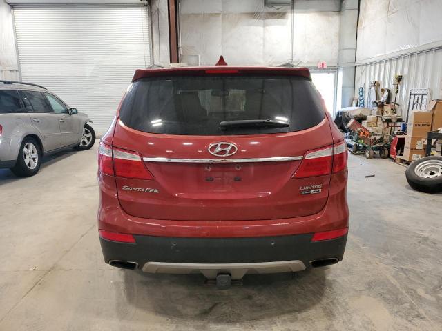  HYUNDAI SANTA FE 2016 Czerwony