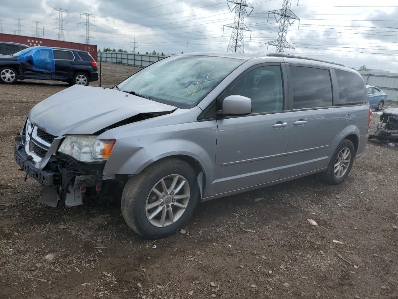 2014 Dodge Grand Caravan Sxt للبيع في Elgin، IL - Front End