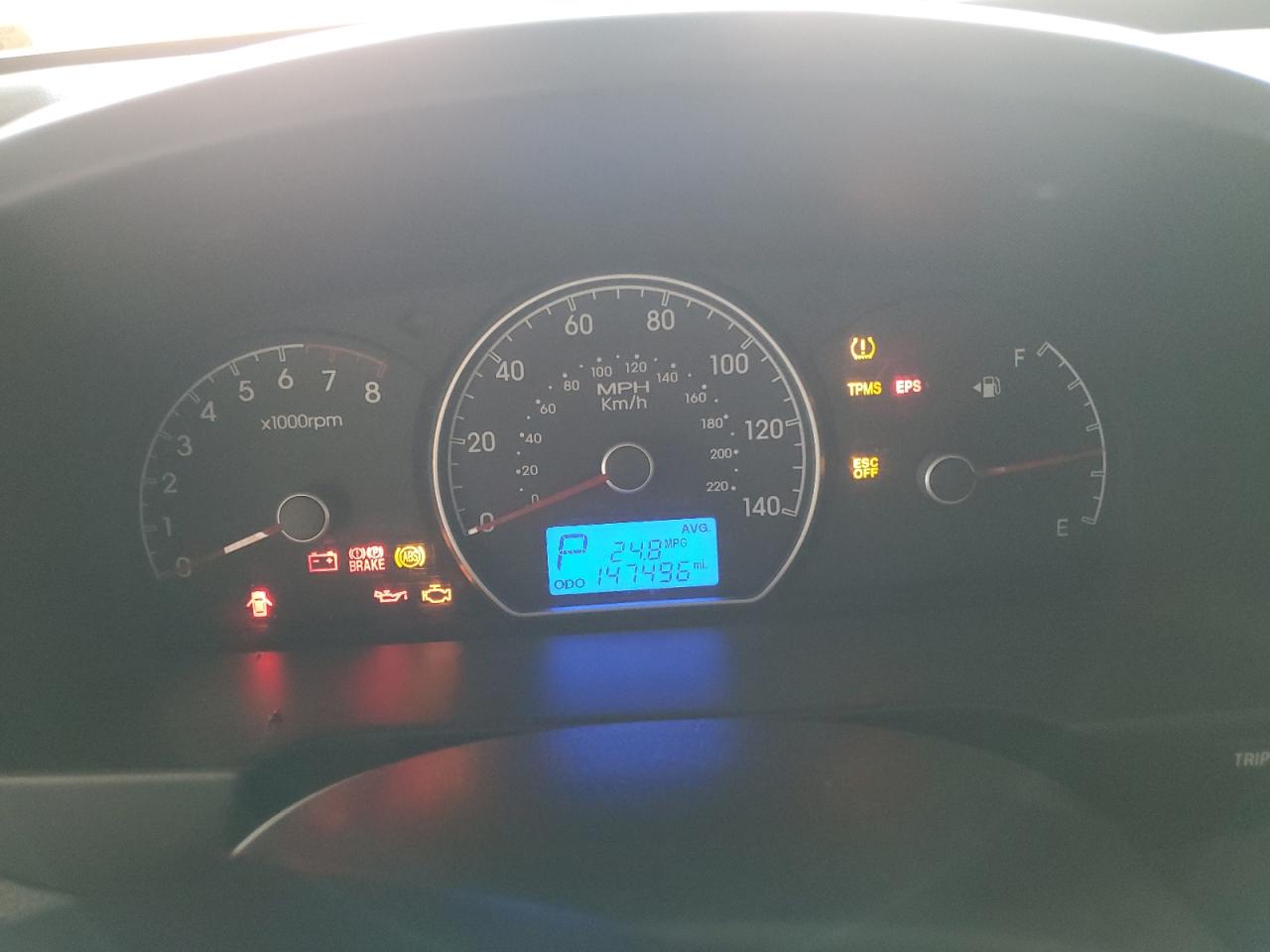 HYUNDAI ELANTRA 2010 VIN KMHDU4AD9AU871998 zdjęcie 9