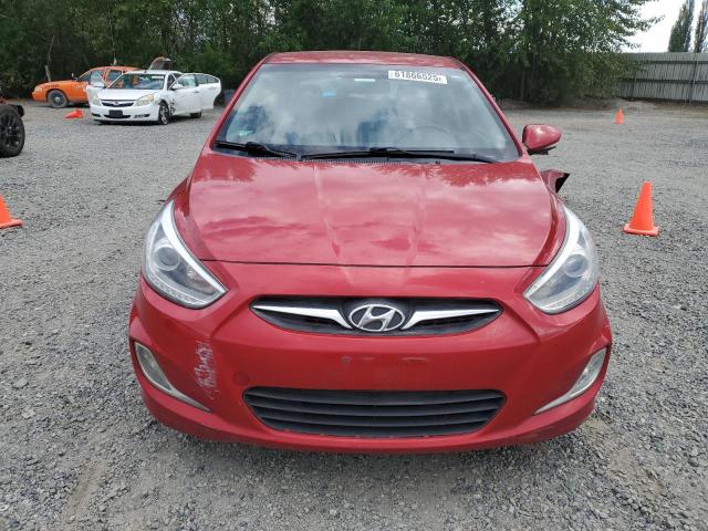  HYUNDAI ACCENT 2014 Red