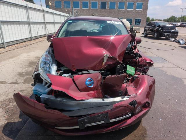  NISSAN LEAF 2017 Maroon