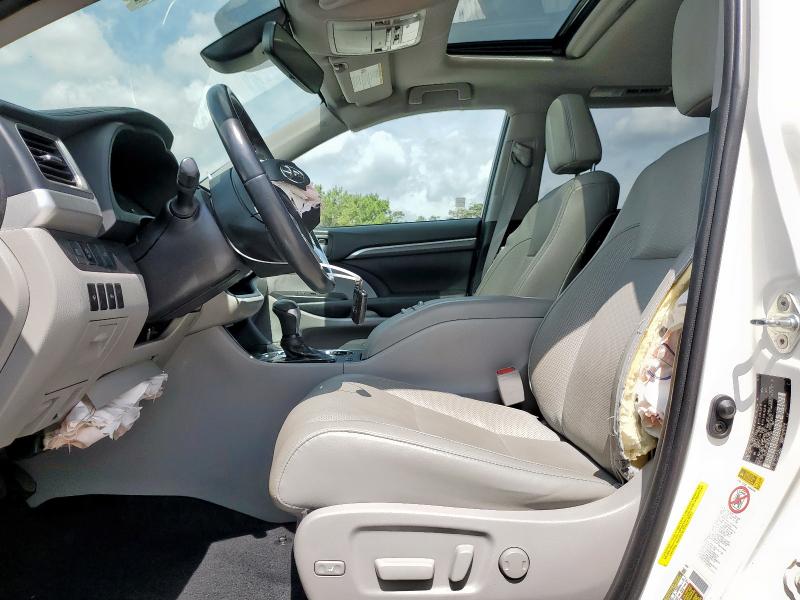  TOYOTA HIGHLANDER 2019 Белы